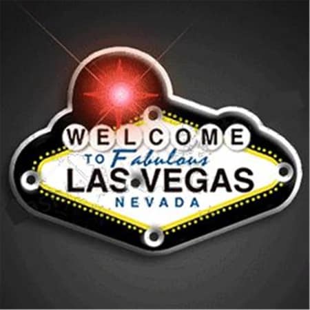 Endless Games Welcome to Vegas Flashing Body Light Lapel Pins EN3330051